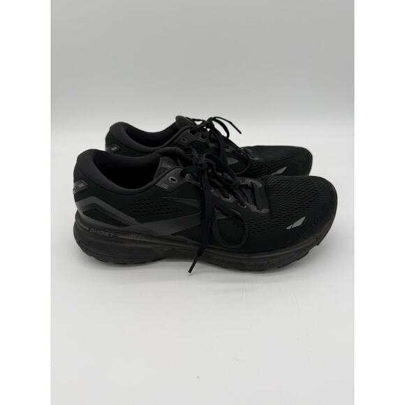 Brooks Ghost 15 Men's Sz 10.5 4E Wide Black Athletic Running Walk Gym Sneakers - Picture 1 of 6